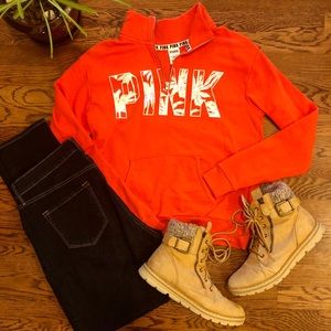 Victoria’s Secret PINK sweatshirt XS hot pink